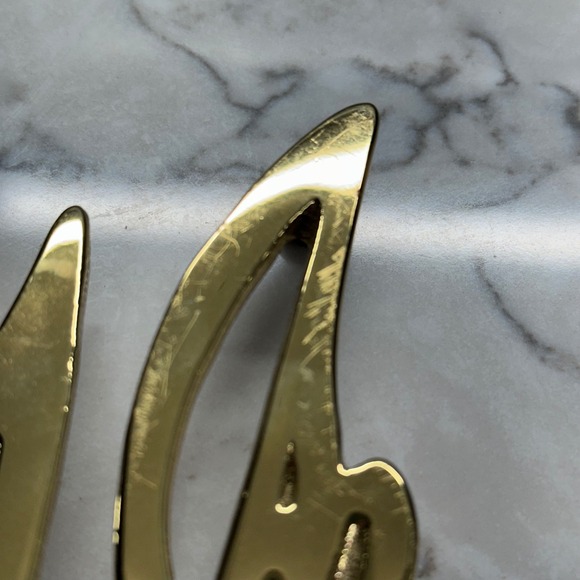 Vintage 1986 James‎ Monroe Ash Lawn Highland Solid Brass Cypher Trivet - Picture 9 of 10